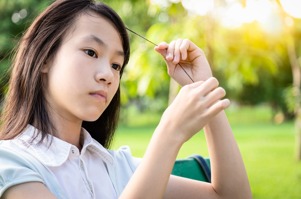 Trichotillomania in a child